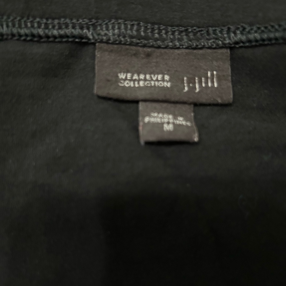 J. Jill Black Pleated Knee-Length A-Line Skirt - Picture 7 of 7